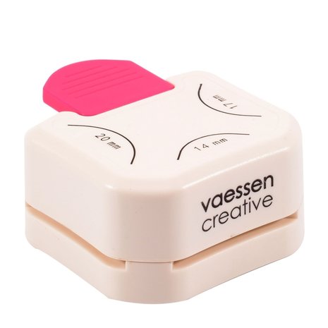 Vaessen Creative &bull; 3 in 1 Hoekpons 14-17-20mm