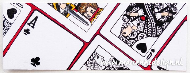 Marianne Design Clear Stamps speelkaarten 
