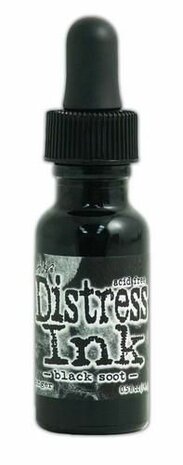 Ranger Distress Re- Inker 14 ml - black soot Tim Holtz