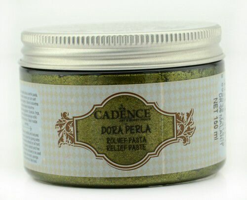 Cadence Dora Perla Met. Relief Pasta Malachiet groen  150 ml