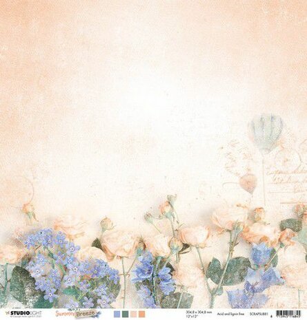 Studio Light Scrap Dubbelz.304x304mm Summer Breeze no.81 