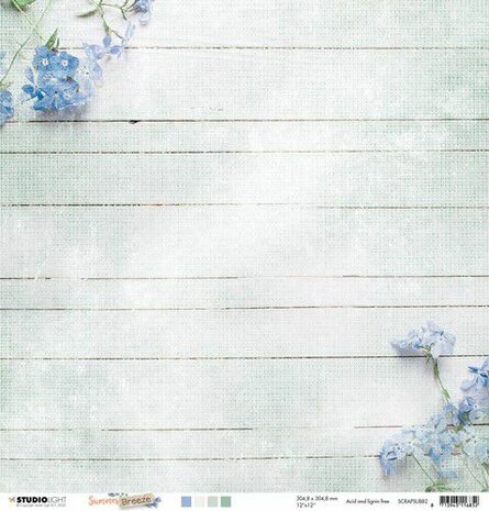 Studio Light Scrap Dubbelz.304x304mm Summer Breeze no.82 