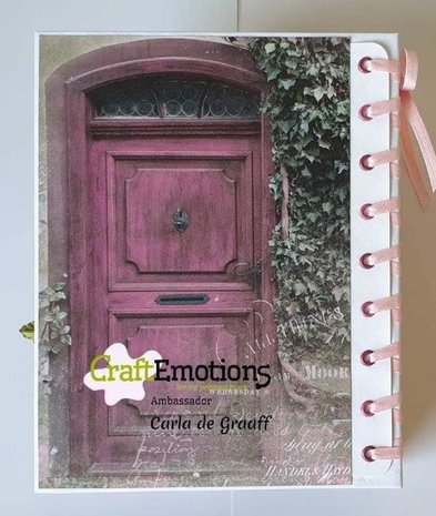 CraftEmotions Ringband Planner - DIY - basis voor papier A5 Instruction included