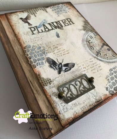 CraftEmotions Ringband Planner - DIY - basis voor papier A5 Instruction included