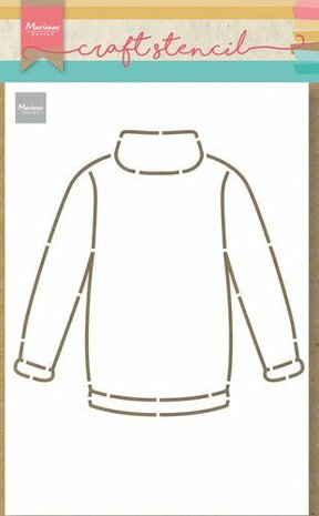 Marianne Design Craft Stencil Craft stencil Sweater PS8076 