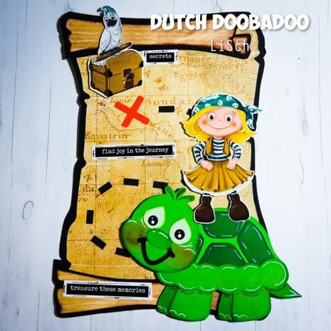Dutch Doobadoo Card Art Build Up Schildpad A5 470.713.828