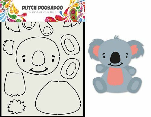 Dutch Doobadoo Card Art Built up Koala A5 