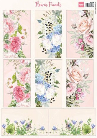 Marianne Design Knipvellen Flower Panels VK9592