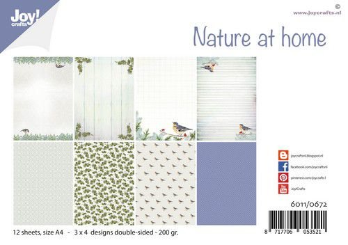 Joy! Crafts Papierset - Design Nature at home 6011/0672 A4