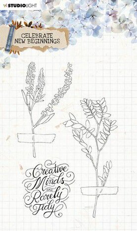 Studio Light Clear Stamp Celebrate new beginnings nr.515 STAMPCNB515 A5