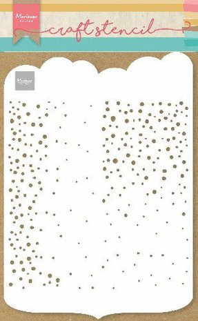 Marianne Design Craft Stencil - A4 - Slimline Stippen PS8081