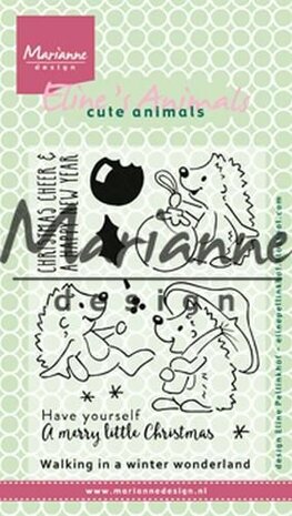 Marianne Design Clear Stamp Eline&lsquo;s Kerst Egels EC0173 