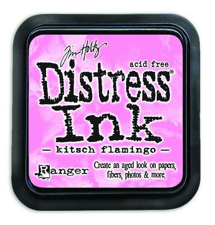 Ranger Distress Inks Pad - Kitsch Flamingo  Tim Holtz