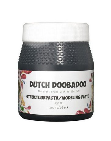 Dutch Doobadoo Dutch Structure Paste Smooth Zwart 250ml 870.000.090