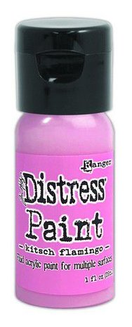 Ranger Distress Paint Flip Cap Bottle 29ml - Kitsch Flamingo Tim Holtz