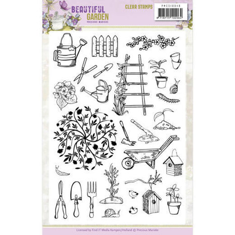 Clear Stamps - Precious Marieke - Beautiful Garden