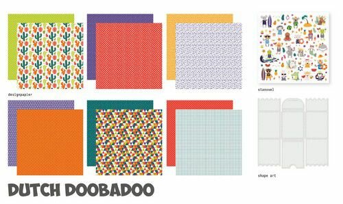 Dutch Doobadoo Crafty Kit XL Tropical Vibes 30,5x30,5cm 