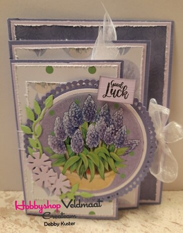 3D cutting sheet - Jeanine's Art  Welcome Spring - Hyacinth