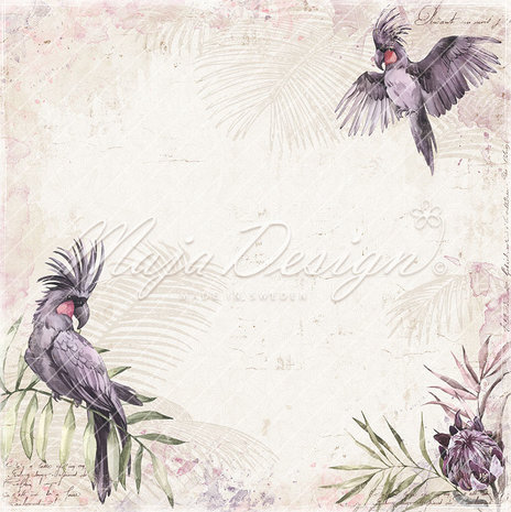 Maja Design Tropical Garden - Purple parrot