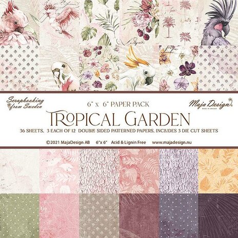 Maja Design Tropical Garden - 6x6&quot; Collection Pack