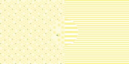 Dini Design Scrappapier 10 vl citroenen - strepen 30,5x30,5cm #4021