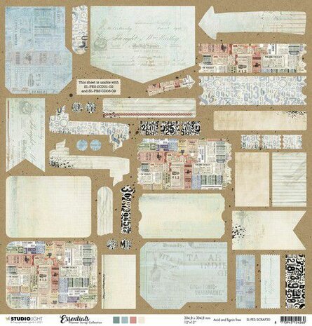 Studio Light Scrap 200gr Planner Essentials nr.30 SL-PES-SCRAP30