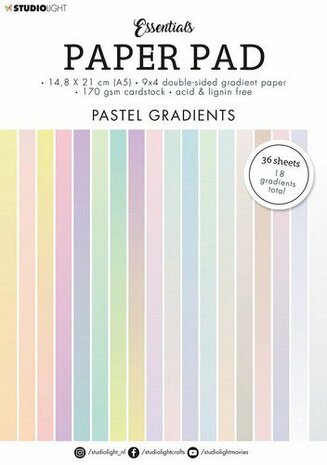 Studio Light Paper pad Essentials Pastel SL-ES-PP19 A5