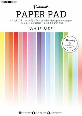Studio Light Paper pad Essentials White Fade SL-ES-PP21 A5