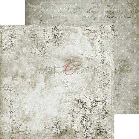 Craft OClock Paper Collection Set 20,3x20,3cm Basic 10 - Light Grey Mood