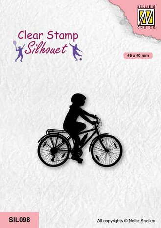 Nellie&lsquo;s Choice Clearstempel - Silhouette - Sport Fiesten 2 SIL098