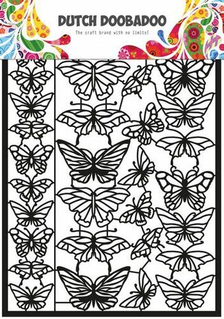 Dutch Doobadoo Dutch Paper Art A4 vlinders 472.950.010 