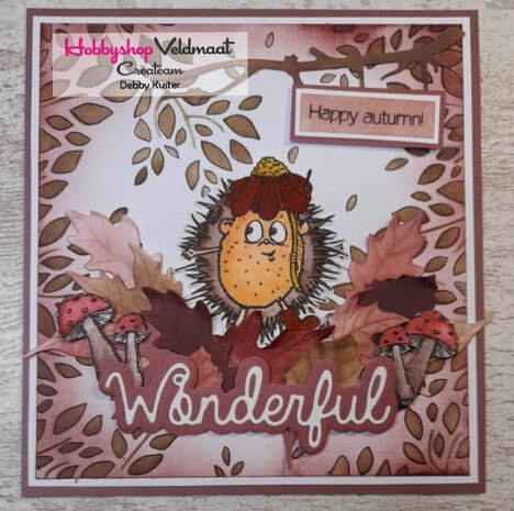 CraftEmotions clearstamps A6 - Hedgy 2 (Eng) Carla Creaties