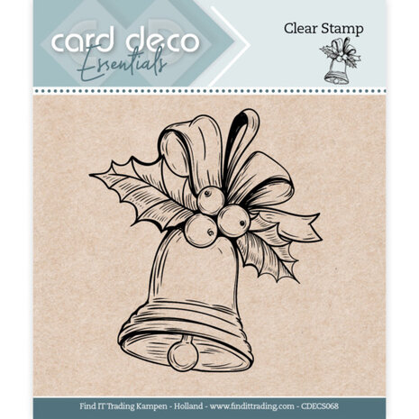 Card Deco Essentials - Clear Stamps - Christmas Bell