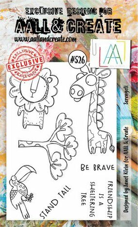 AALL &amp; Create Stamp Serengeti AALL-TP-526