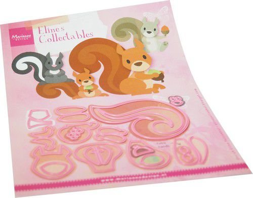 Marianne Design Collectables Eline&lsquo;s Eekhoorn en Stinkdier COL1500 