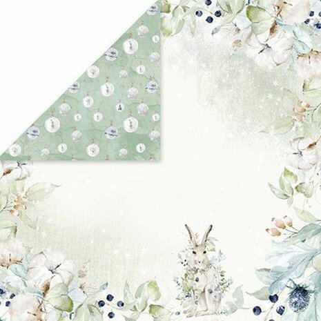 Craft&amp;You Arctic Winter Scrapbooking single paper nr06