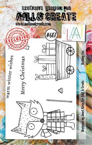 AALL &amp; Create Stamp Holiday Fox 7,3x10,25cm