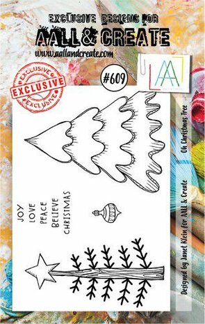 AALL &amp; Create Stamp Oh Christmas Tree 7,3x10,25cm