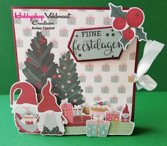 CraftEmotions linnenkarton burgundy 30,0 x 30,0cm 