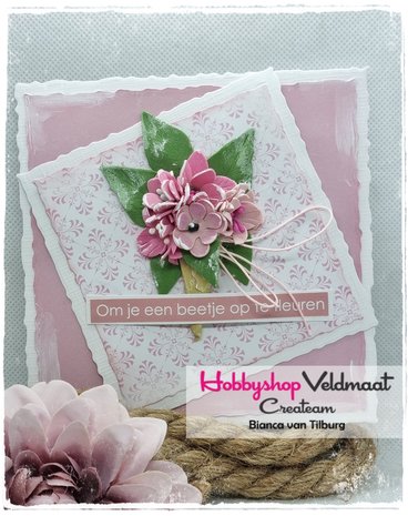 Marianne Design Paper pad Fleurige groetjes By Marleen PK9177 A5