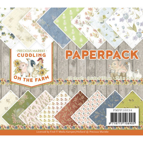 Paperpack - Precious Marieke - Cuddling on the Farm