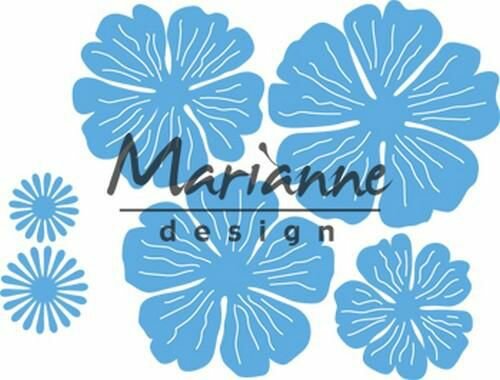 Marianne Design Creatable Anja&lsquo;s prachtige bloemenset LR0546 13,5x19, 5cm