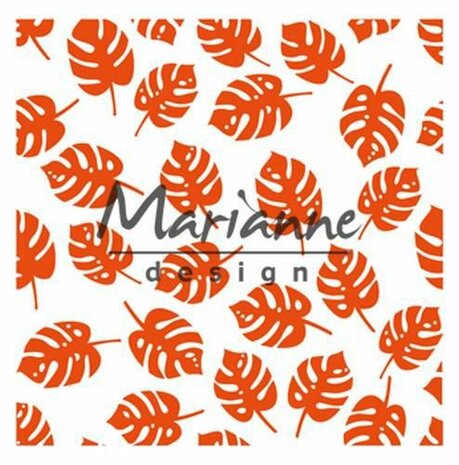 Marianne Design Embossing folder Tropische bladeren DF3449 141x141mm