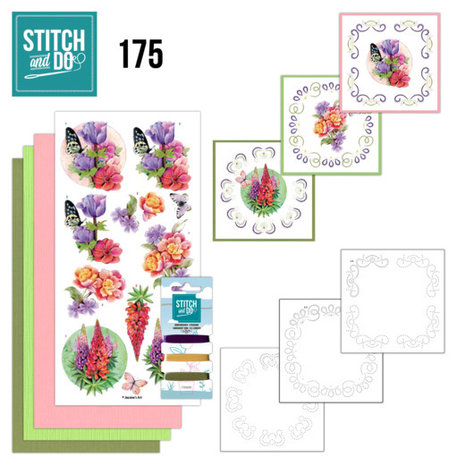 Stitch and Do 175 - Jeanine&#039;s art - Perfect Butterfly Flowers