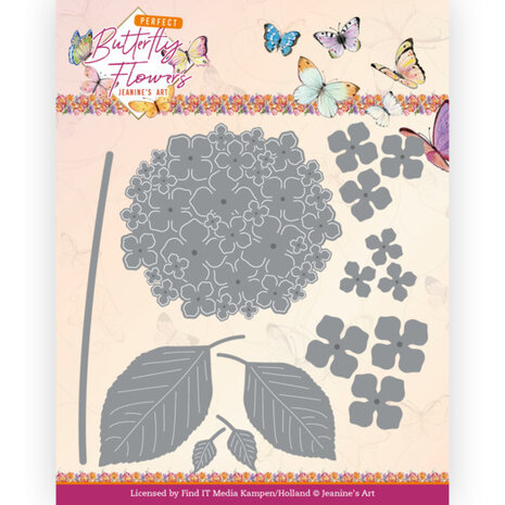 Dies - Jeanine&#039;s Art - Perfect Butterfly Flowers - Hydrangea