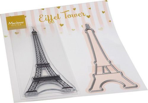 Marianne Design Clear Stamp &amp; Die set - Eiffel Tower CS1090 120x150mm