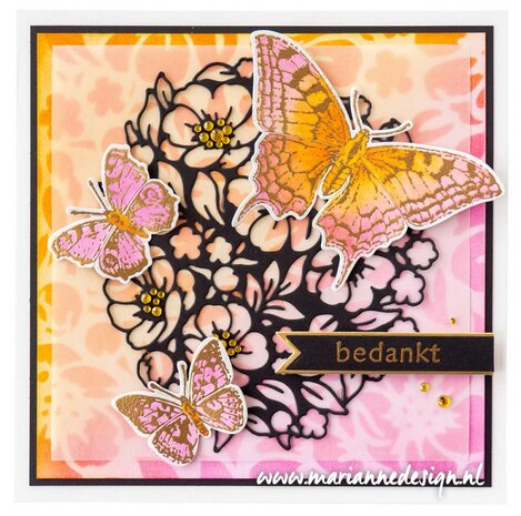 Marianne Design Mask Stencil - Bloemen PS8119 21x15cm