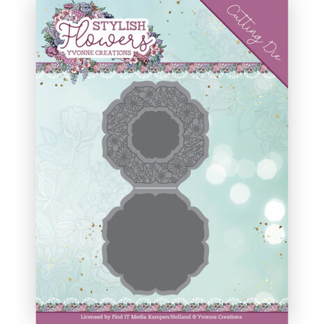 Dies - Yvonne Creations - Stylisch Flowers - Octagon Flower Card