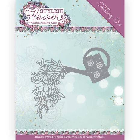 Dies - Yvonne Creations - Stylisch Flowers - Watering Can