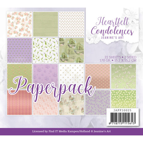 Paperpack - Jeanine&#039;s Art - Heartfelt Condolences
